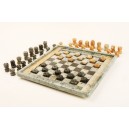 Game of chess and checkers soapstone