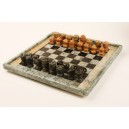 Game of chess and checkers soapstone