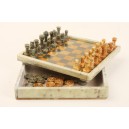 Game of chess and checkers soapstone