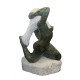 Escultura de mujer en piedra de jabon