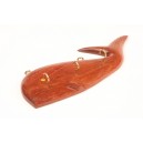 Porta Chave peixe,madeira Pau Brasil.