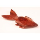 Ashtray fish, wood Brazilwood.