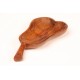 Jacaranda wood fruit shaped snack holder