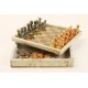 Soapstone chess and checkers box set